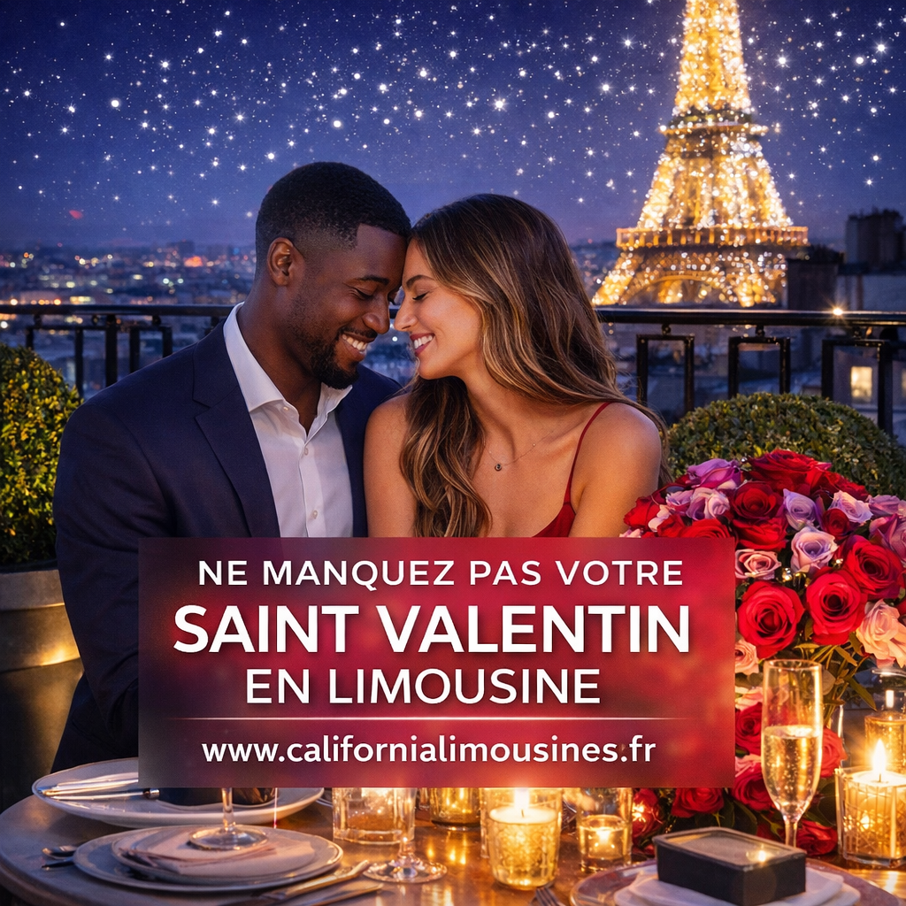 Limousine Lincoln - Saint-Valentin à Paris